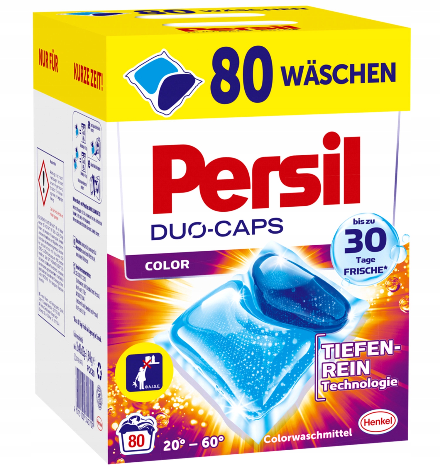 Pracie kapsuly a tablety - Persil Color Duo Caps Color Capsule 80ks Box de