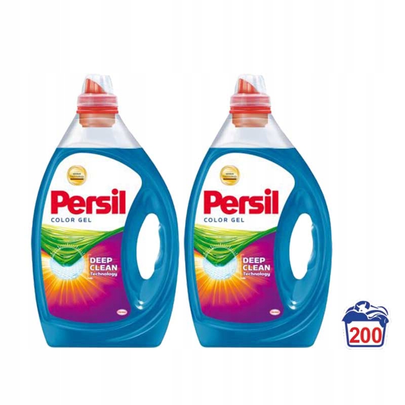 Prací gél - Persil Farebný gél Farba Priamy gél 10l 200 PR