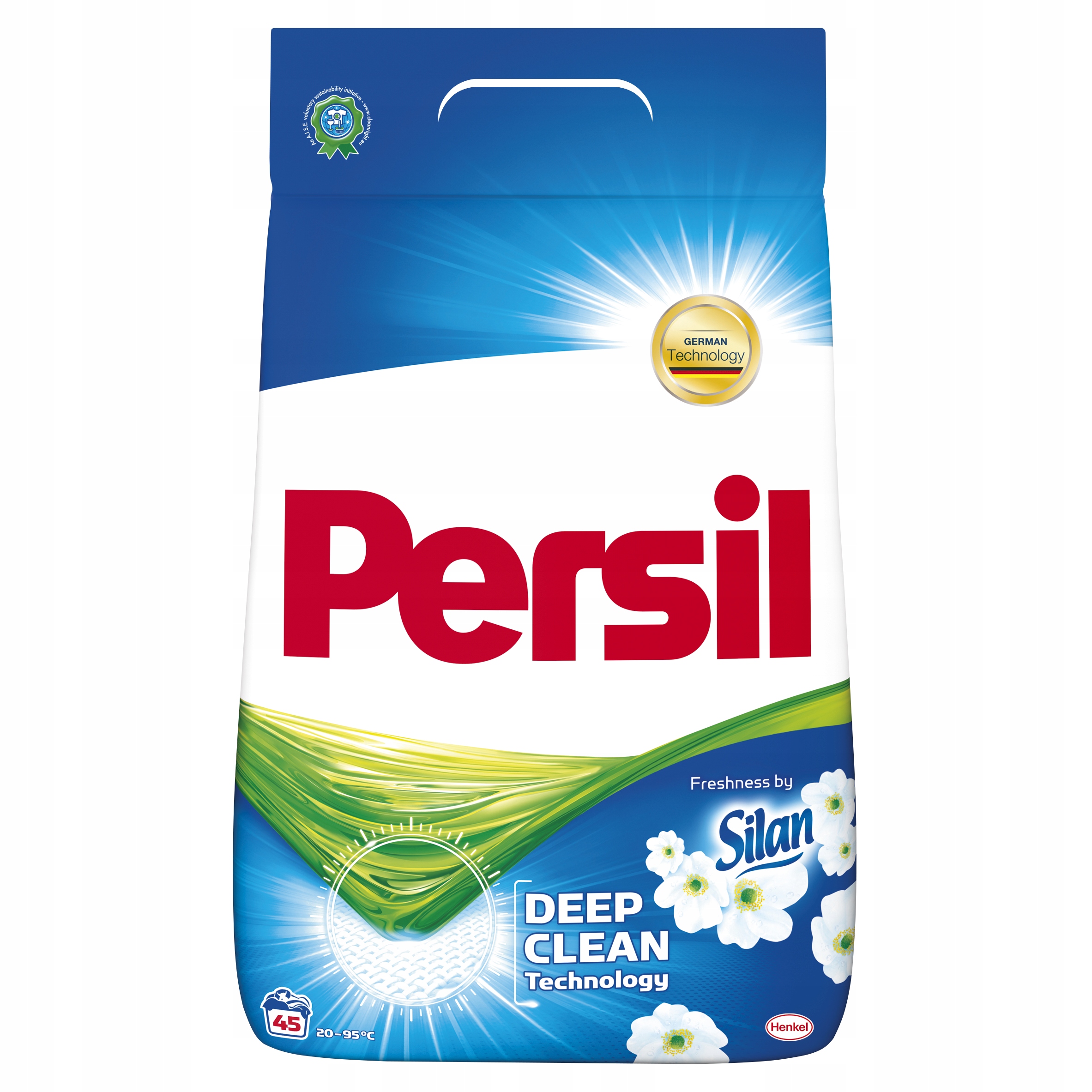 Prací prášok - Persil hlboko čistý prášok čerstvosť 45p 2,925kg