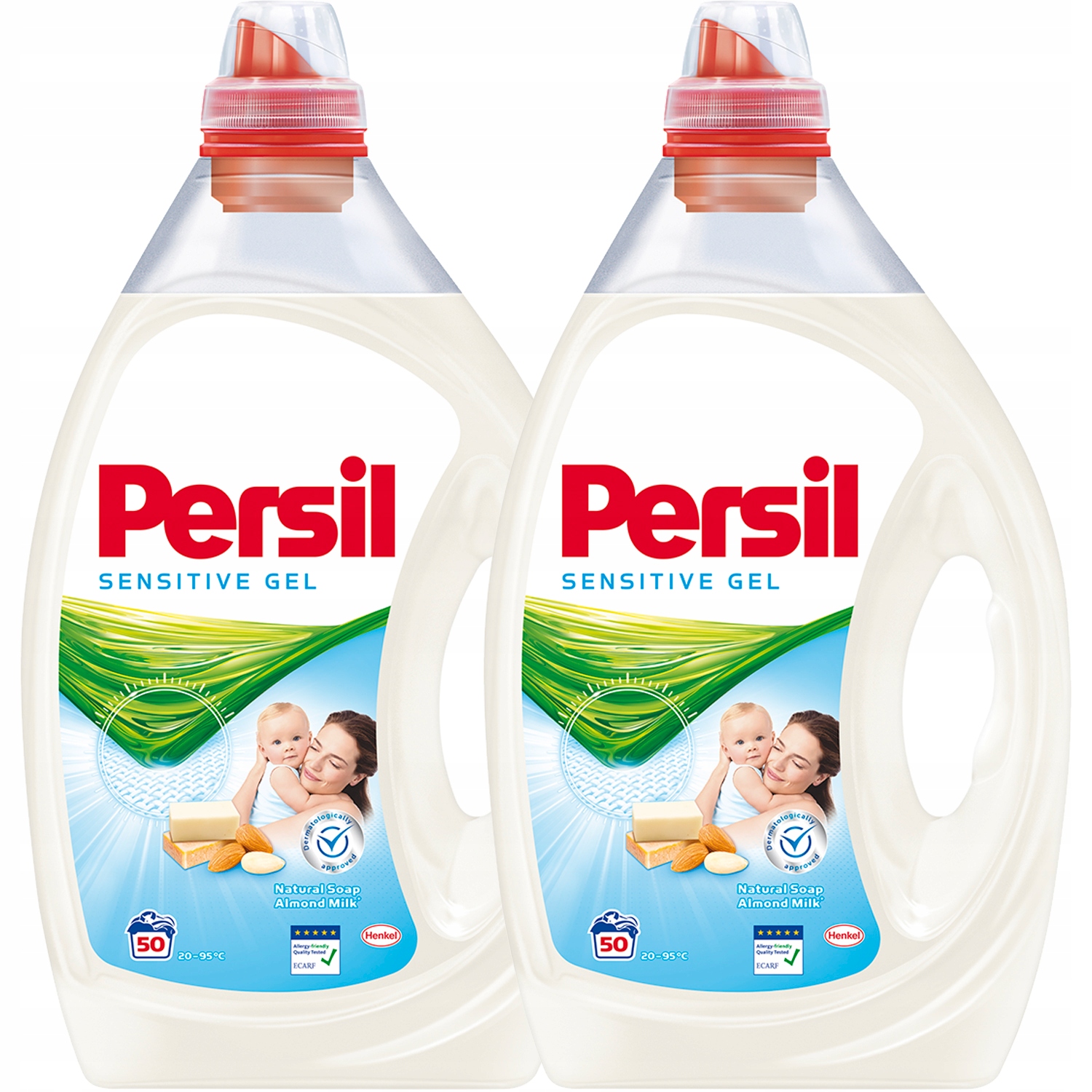 Prací gél - Persil Deep Clean Sensitive Gel 100 praní 2x 2,5l