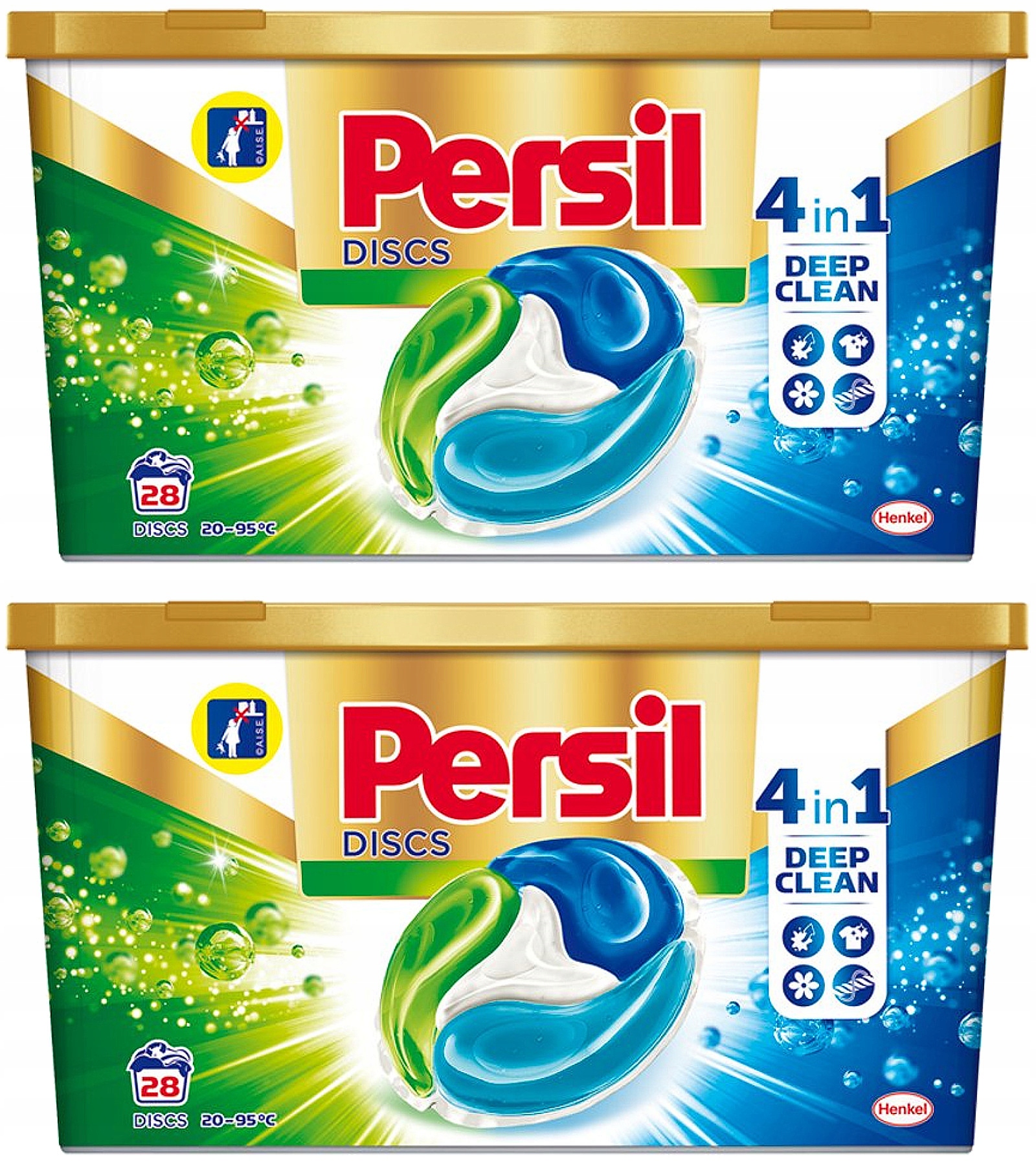 Pracie kapsuly a tablety - Persilové disky 4IN1 Pravidelné KAPSULE UMIESTNENIE 2X28