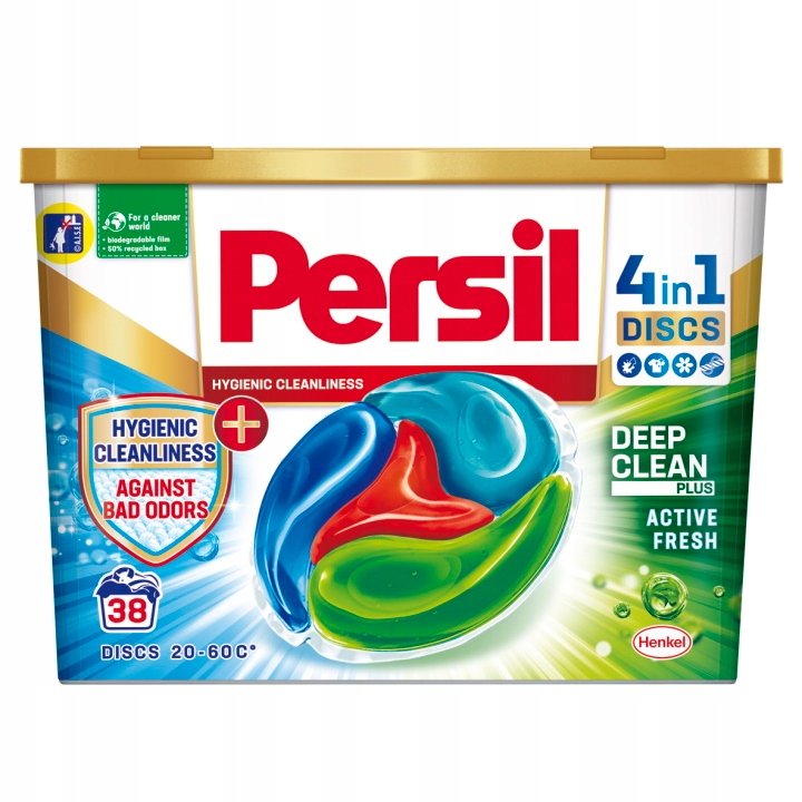 Pracie kapsuly a tablety - Persil disky Kapsuly proti zlým pachom 38 ks