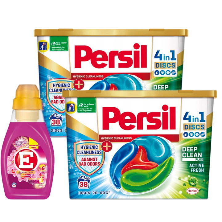 Pracie kapsuly a tablety - Persil disky Kapsuly proti zlým pachom 76 ks