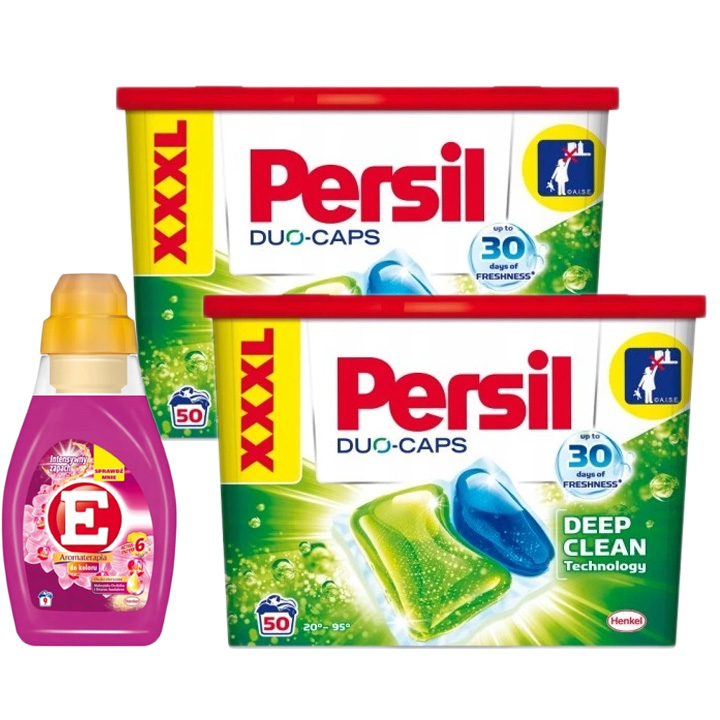 Pracie kapsuly a tablety - Persil Duo-Caps Kapsules na umývanie bielych 100 ks