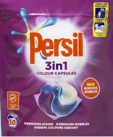 Pracie kapsuly a tablety - Persil Originálne pracie kapsule Color 3v1 50ks