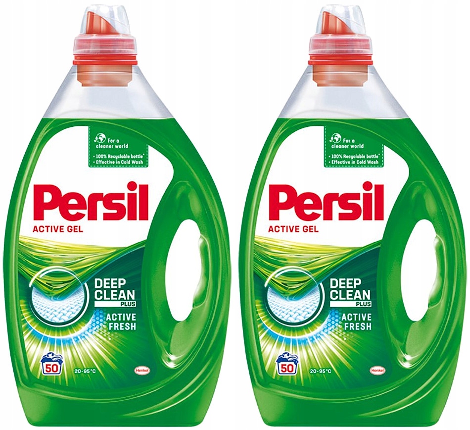 Prací gél - Biely prací gél Persil Power 100pr 2 x 2,5L