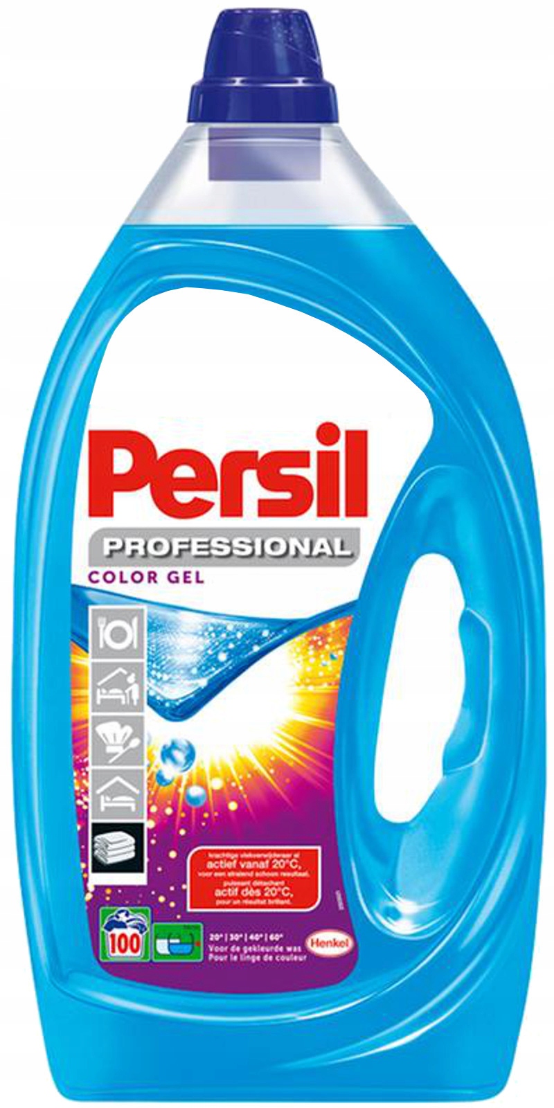 Prací gél - Profesionálny farebný umývací gél Persil 100pr 5L BE