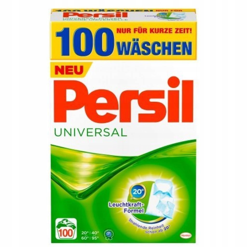 Prací prášok - Persil prášok na bielu 100 -200 Universal DE