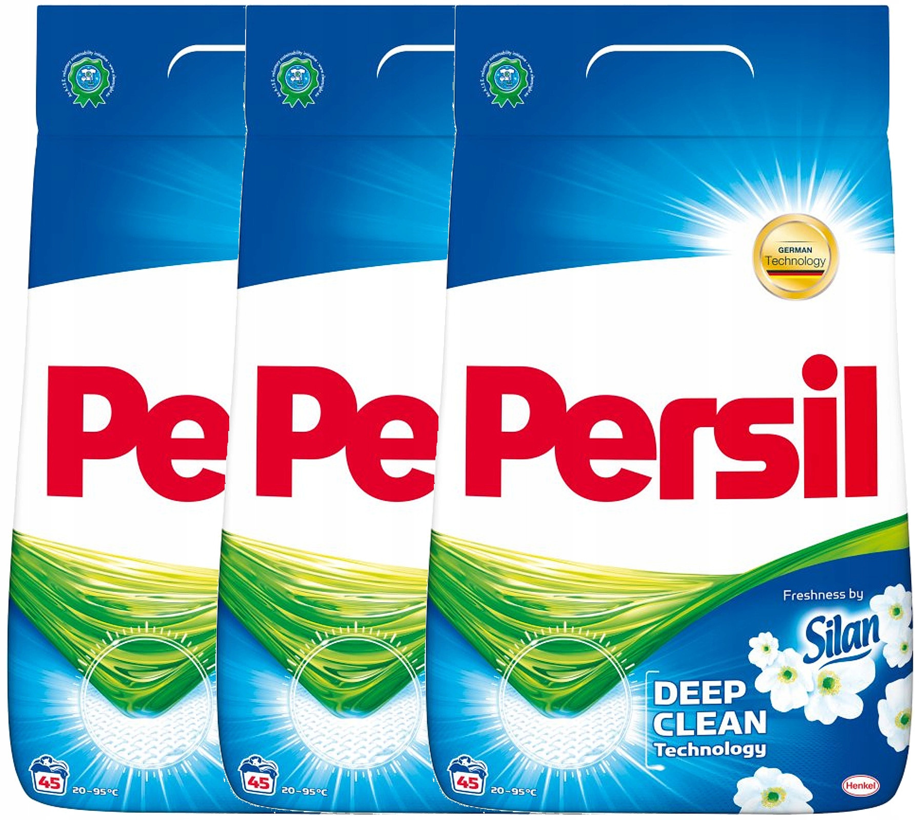 Prací prášok - Persil Regular silánový prášok 135pr 3x 2,925kg