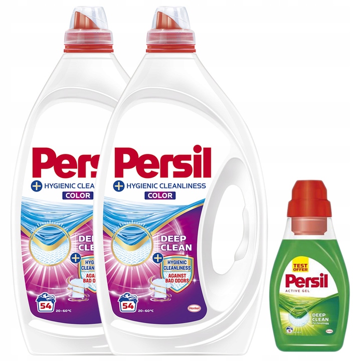 Prací gél - Persil Priamy gél proti zlým zápachom Farba 2x2.7L