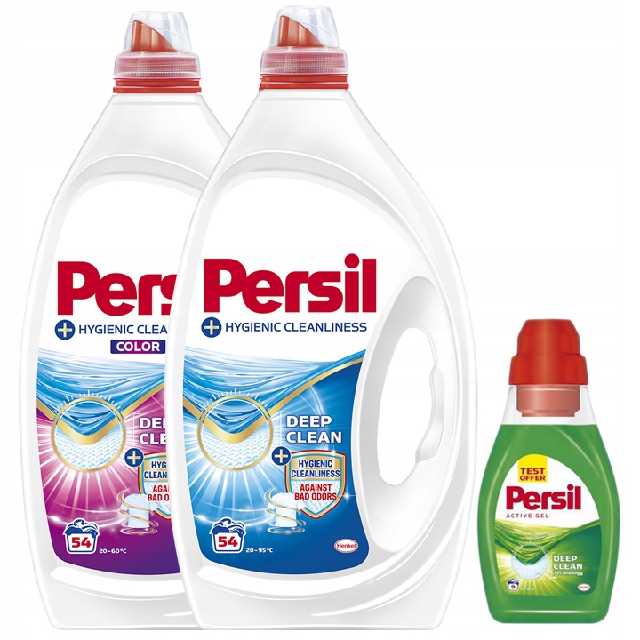 Prací gél - Persil práčka proti zlým pachom MIX 2x2.7L