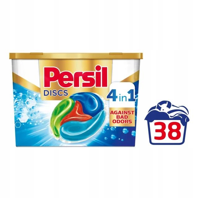 Pracie kapsuly a tablety - Persil Bad Zápach Kapsuly na umývanie bielej 38ks