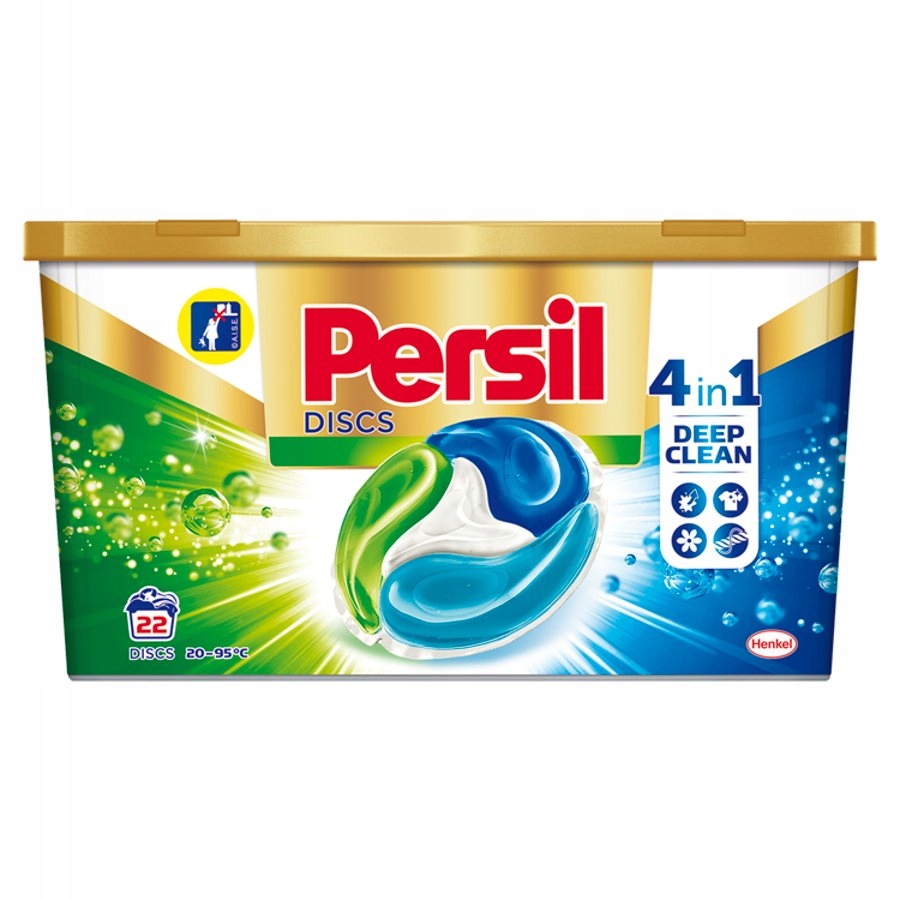 Pracie kapsuly a tablety - Persil disky umývacie kapsule 550 g (22 praní)