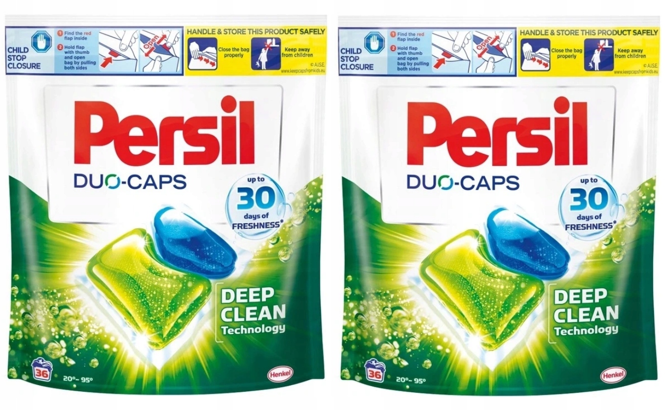 Pracie kapsuly a tablety - Persil duo-caps univerzálne 2x36 ks Kapsule