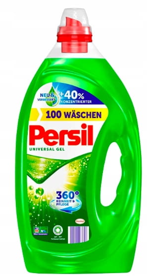 Prací gél - Persil Pracovný gél Univerzálne 100 Umyte 5 L DE