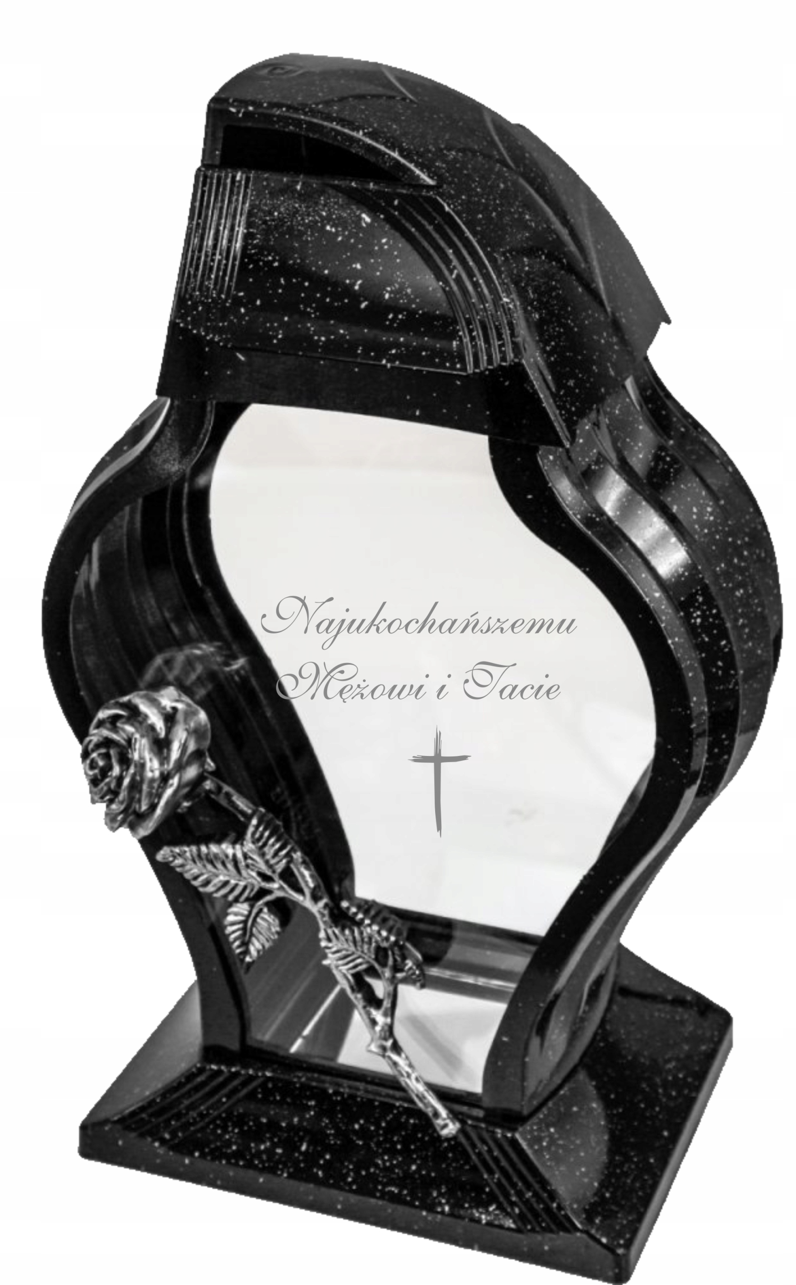 Svietnik, lampáš - Personalizovaná sviečka s gravírovaním pre svojho manžela a otca