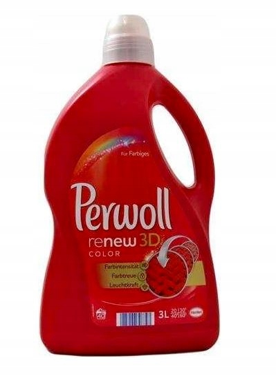 Prací gél - Perwoll 3D Farba Pramentový gél 50-100 3L Washov, DE