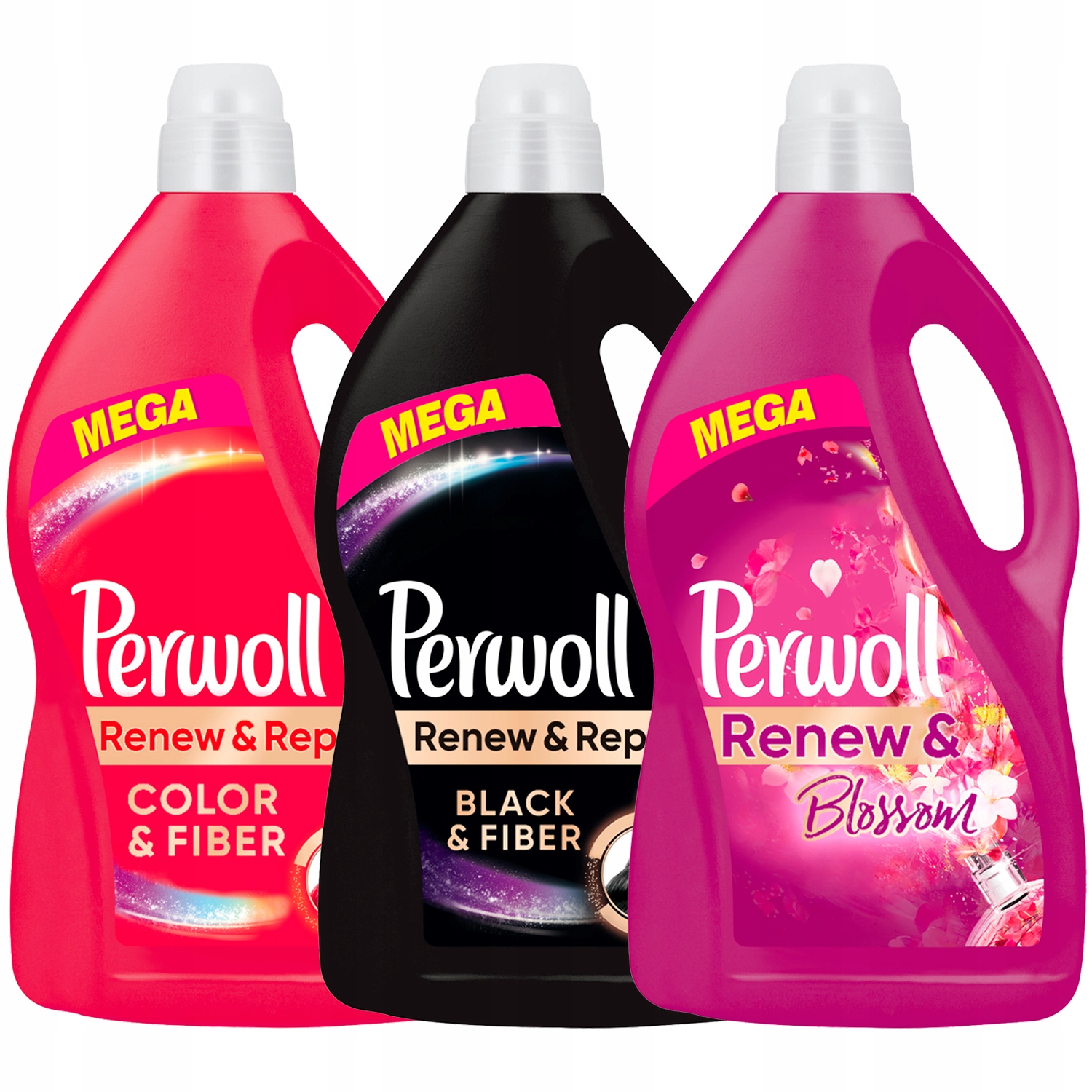 Prací gél - Perwoll umývanie kvapaliny 3 Varianty 180 Umyte 3x 3.6L