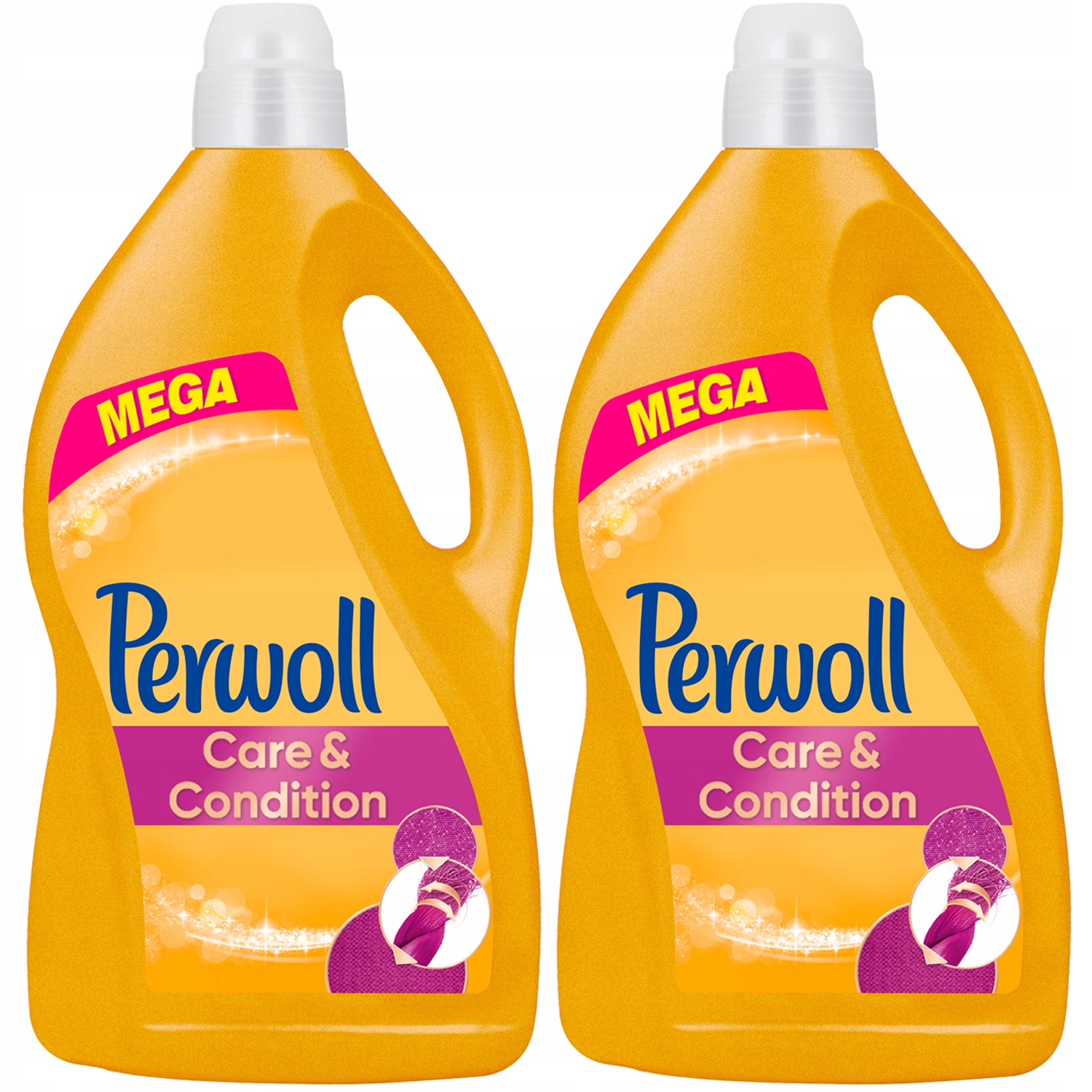Prací gél - Perwoll Prací kvapalina Starostlivosť 120pr 2x3.6l