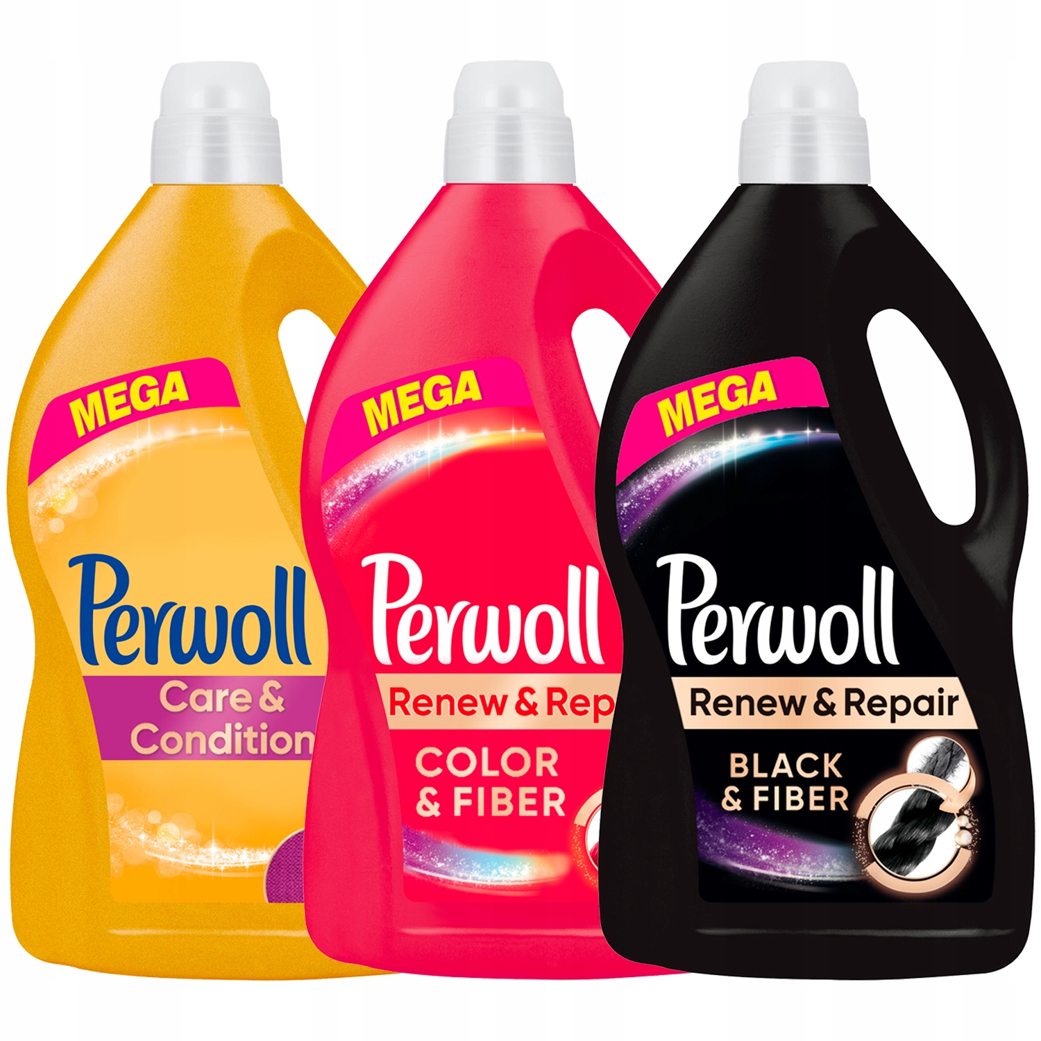 Prací gél - Perwoll umývanie kvapaliny Rôzne MIX 180 WASH 3X 3,6L