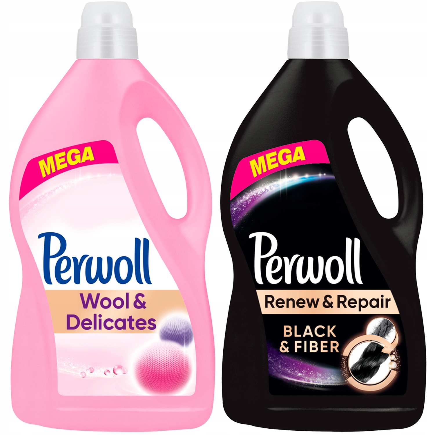 Prací gél - Perwold umývanie kvapaliny vlny čierna 120 Umyte 2x 3.6L