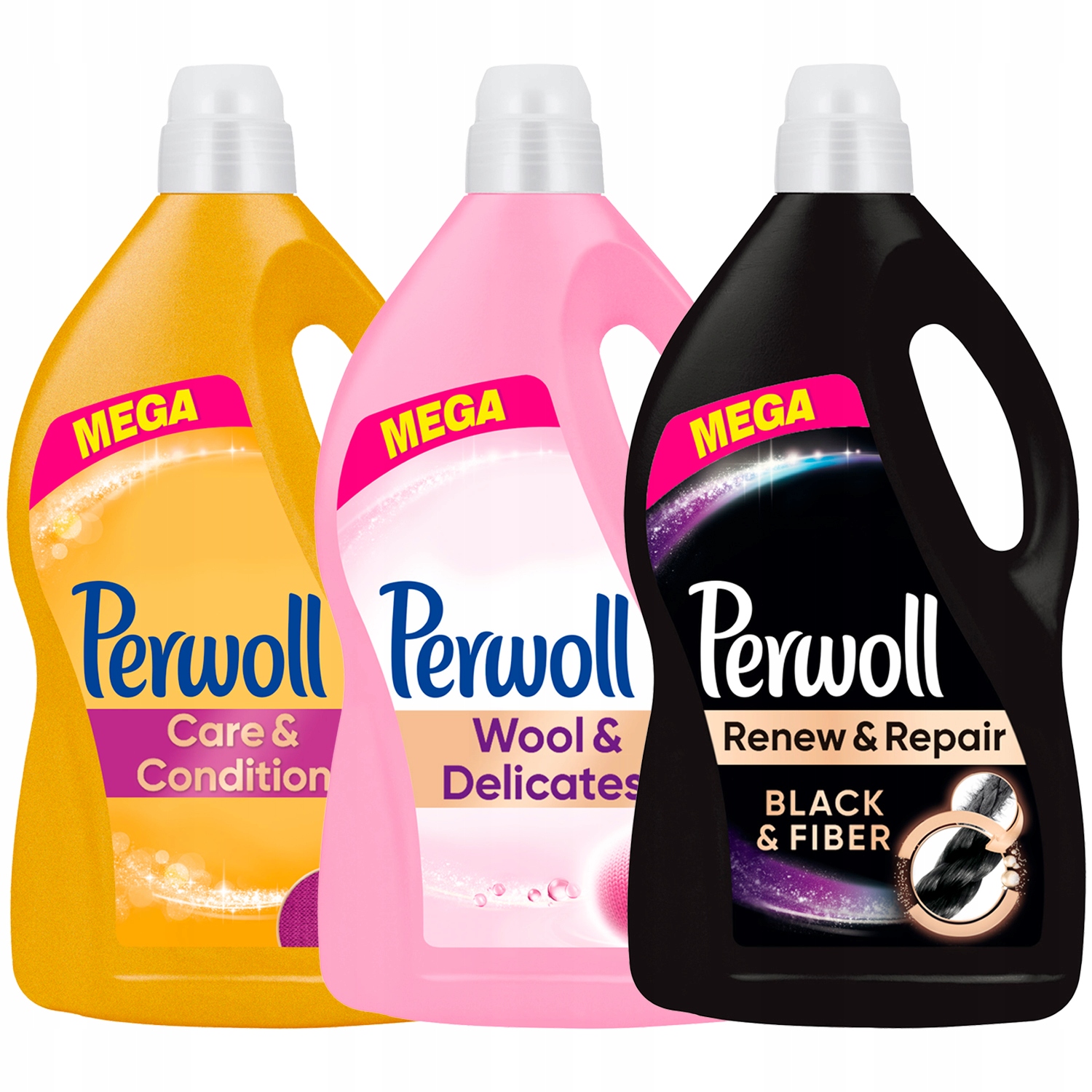 Prací gél - Perwoll umývanie kvapaliny Nastavte rôzne 180PRI 3X3.6L