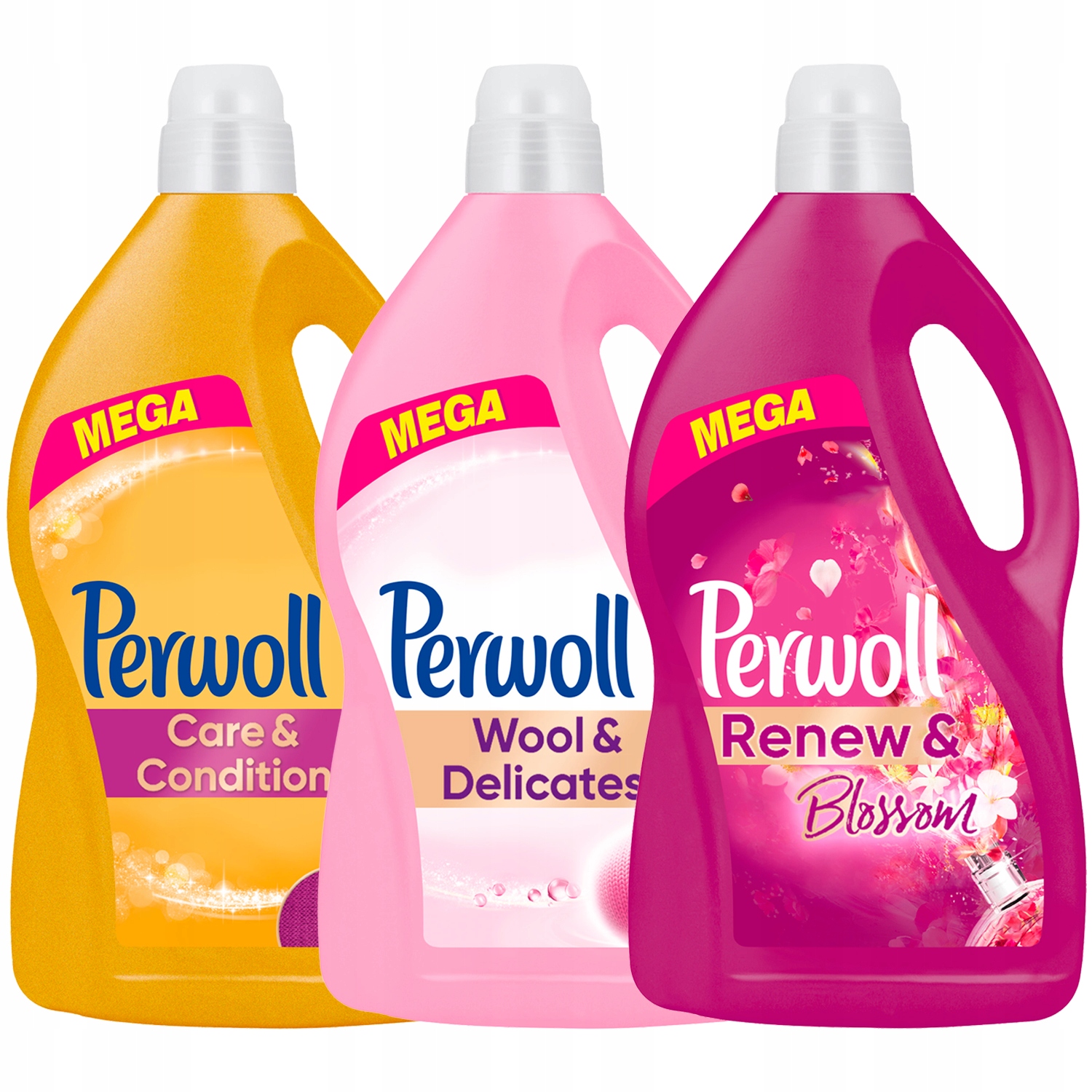 Prací gél - Perwoll Pracia kvapalina XXL SET 180 praní 3x 3,6l