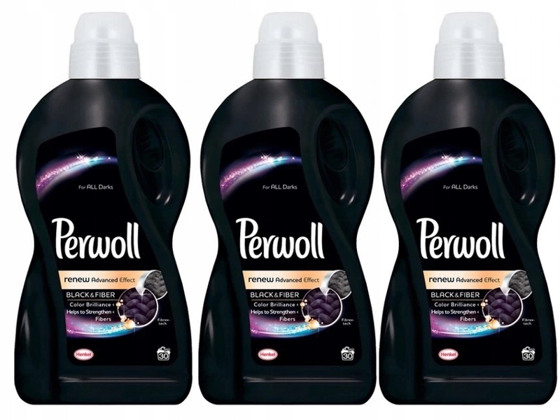 Prací gél - Perwoll čierne tkaniny kvapalina 3x1,8l 90 p