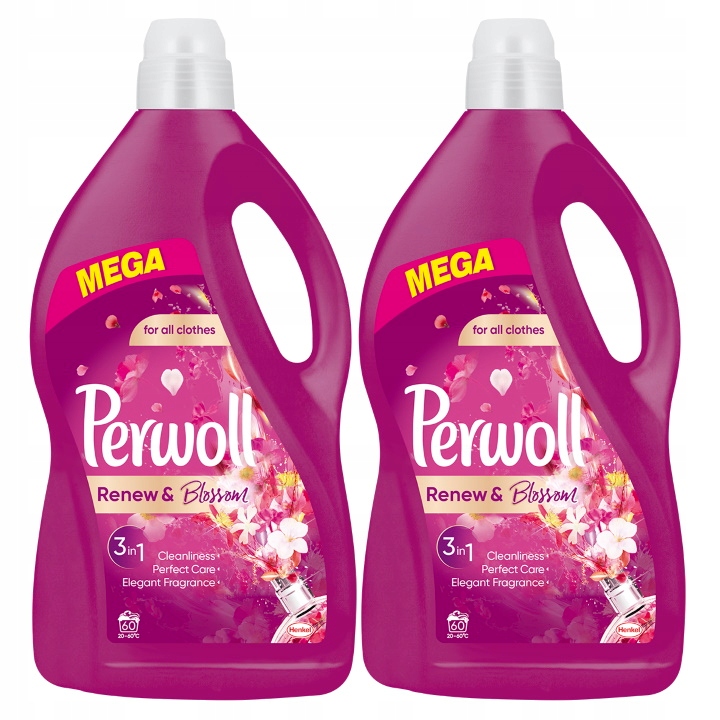 Prací gél - Perwolf Renew & Blossom umývanie kvapaliny 2x3.6L