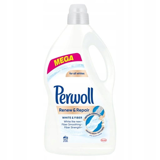 Prací gél - Perwold biela obnovenie umývacieho kvapaliny (60 umývaní) 3.6l
