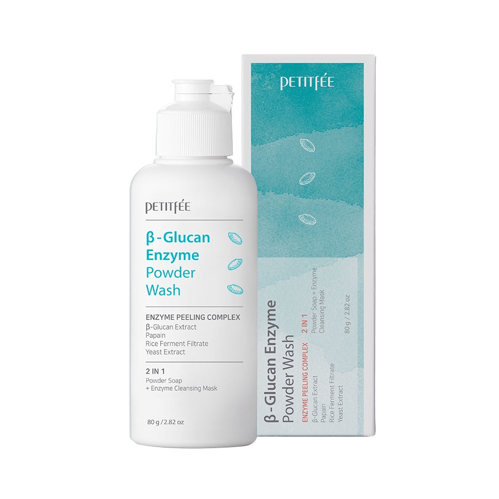 Petitfee B-Glucan Enzyme Powder Wash hydratačný a upokojujúci enzymatický púder na tvár 80 g