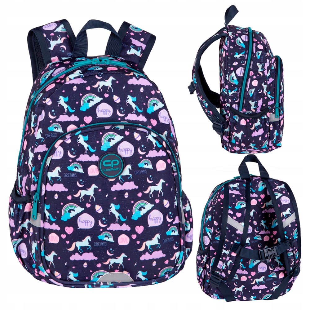 Coolpack Multi -Chamber School Batoh odtiene modrej, odtiene ružovej, viacstorivo 10 l