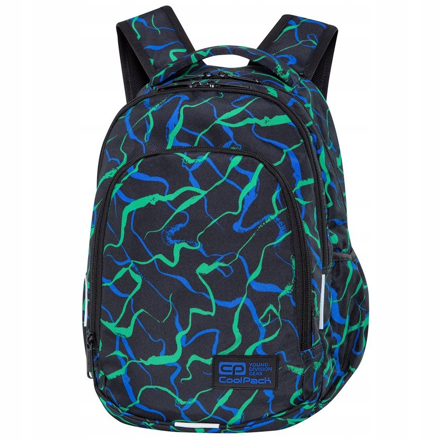 Coolpack Multi -Chamber School Backpack odtiene modrej 23 L