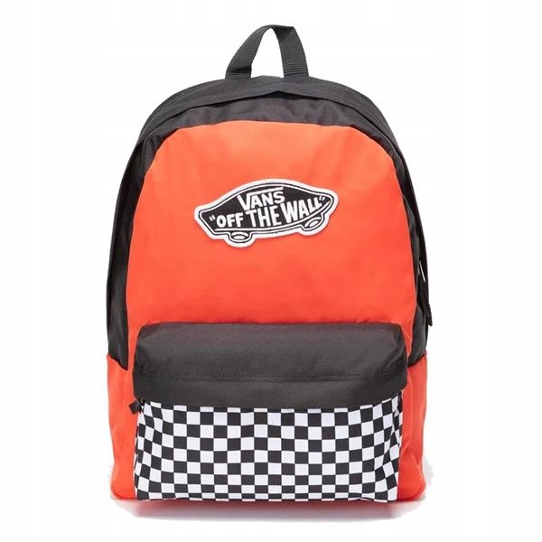 Vans Realm Sports batoh biely, čierny, oranžový