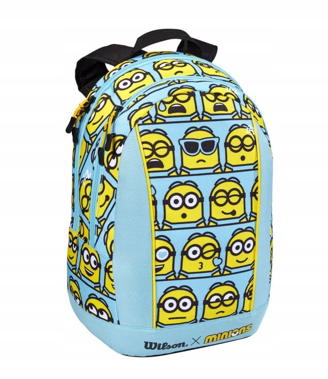 Wilson Minions 2.0 Tour junior batoh, žltý športový batoh