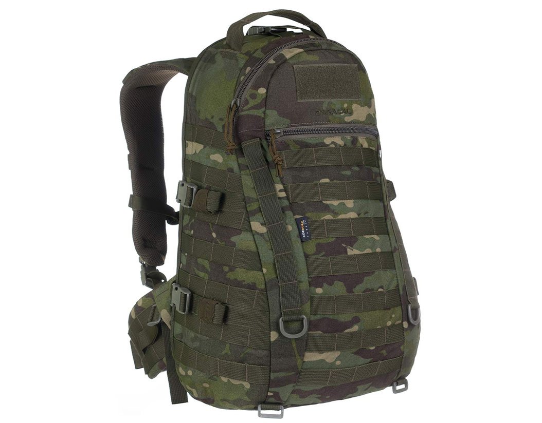 Wisport Caracal 25 L hnedý, zelený batoh
