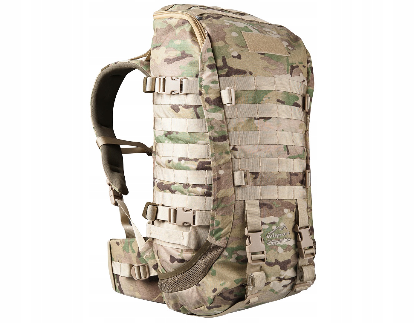 Batoh Wisport Zipper Fox Brown, zelený