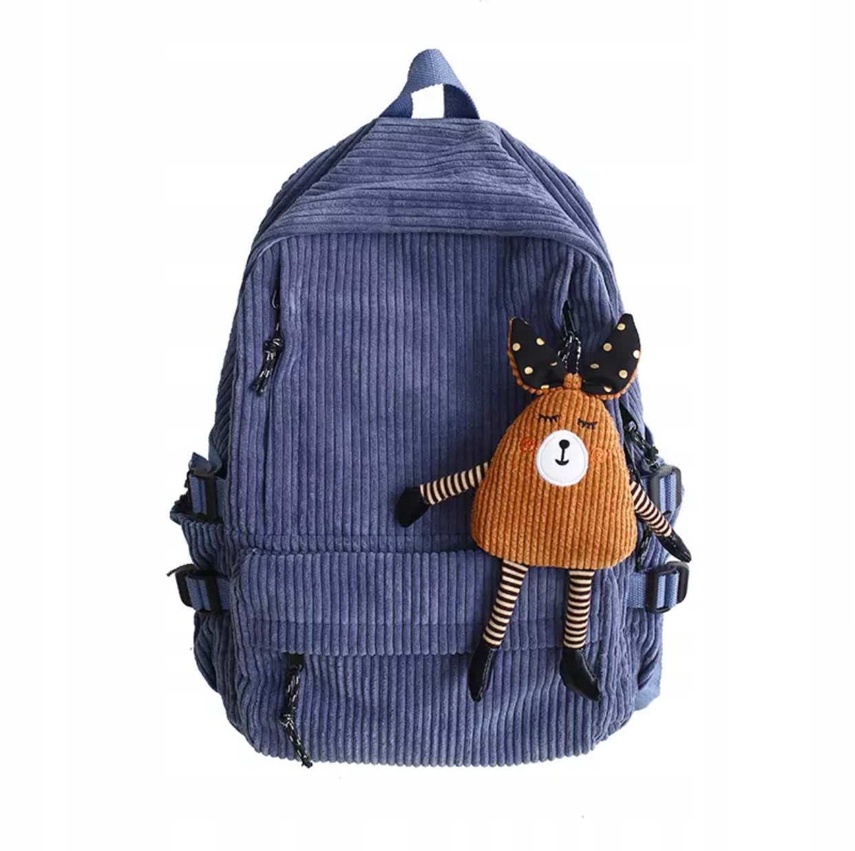 SAJBAZAR School Backpack BAG98 béžová, modrá