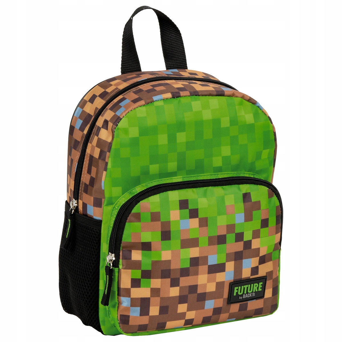 Minecraft School Backpack čierny, zelený