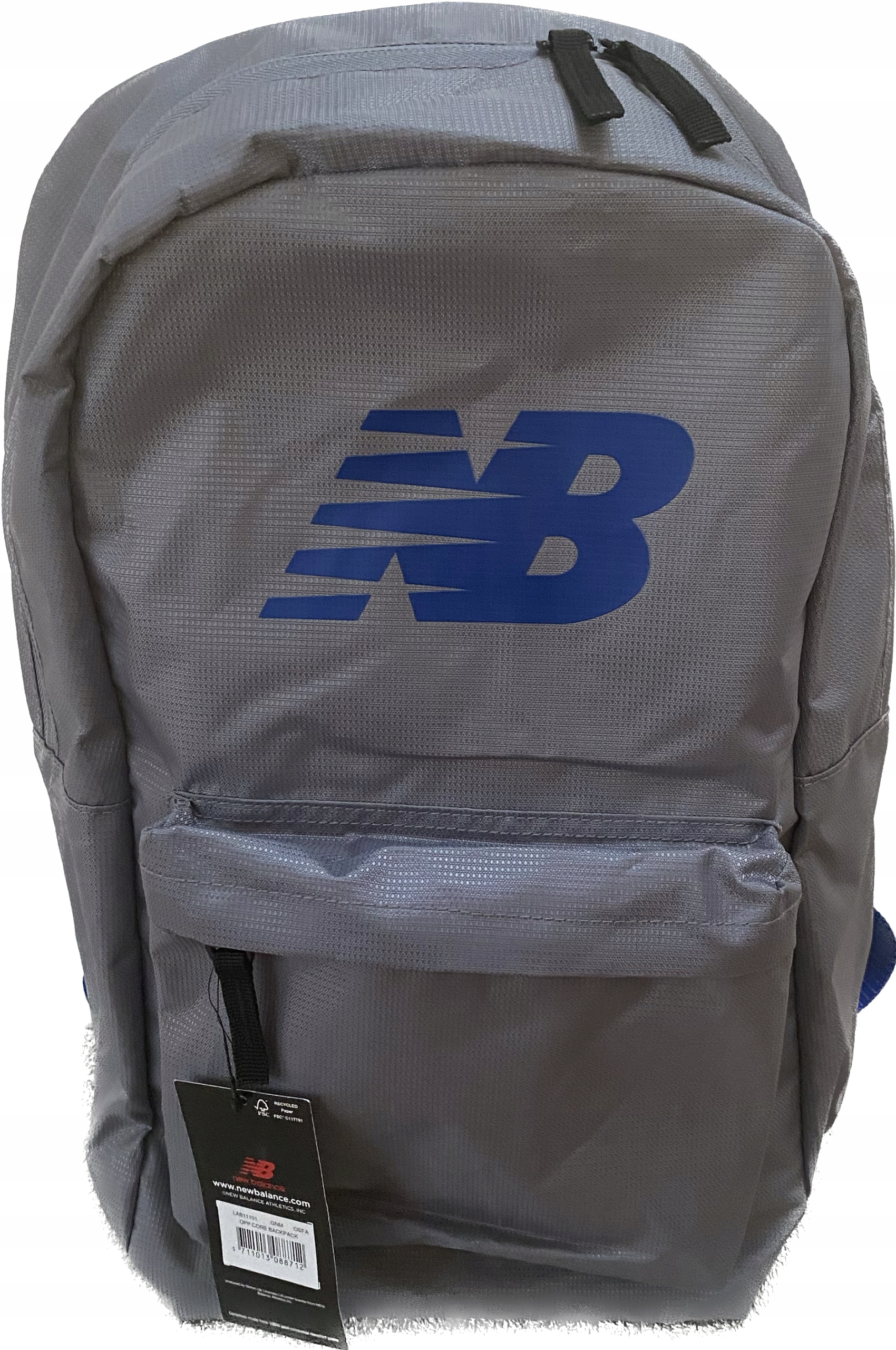 New Balance School Backpack Opp Core Black, Navy Blue, Silver, Green