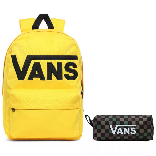 Školské batoh dodávky Old Skool III Yellow + Cencil Case