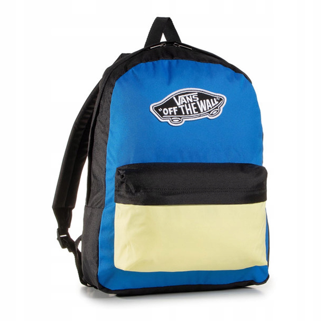 Športový batoh Vans School Sports čierny, modrý, žltý