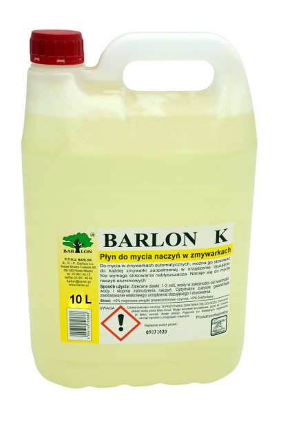 Prostriedok na umývanie riadu do umývačiek riadu 10 L BARLON K
