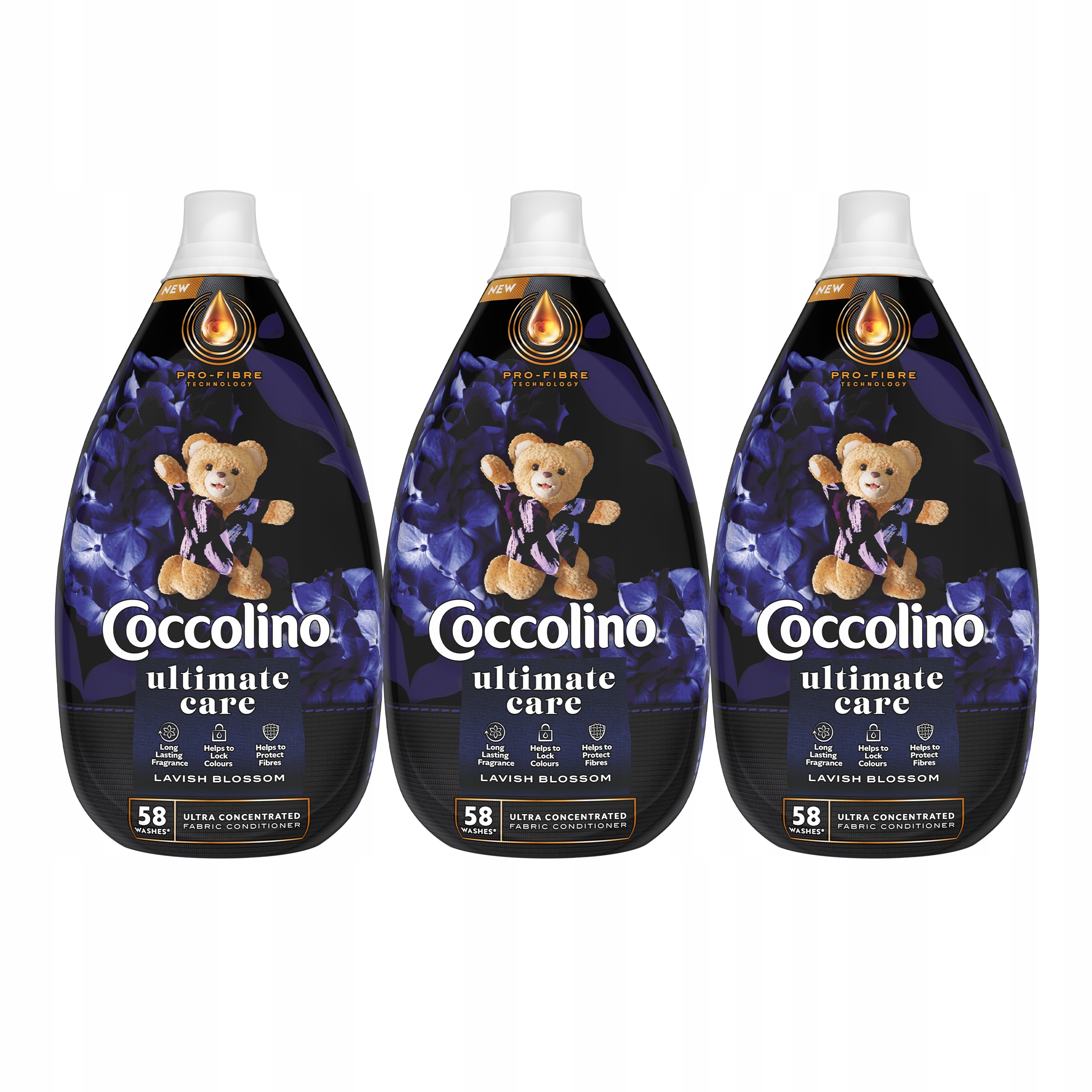 Aviváž - Oplávanie kvapalina Coccolino Parfume Blossom 3x870ml