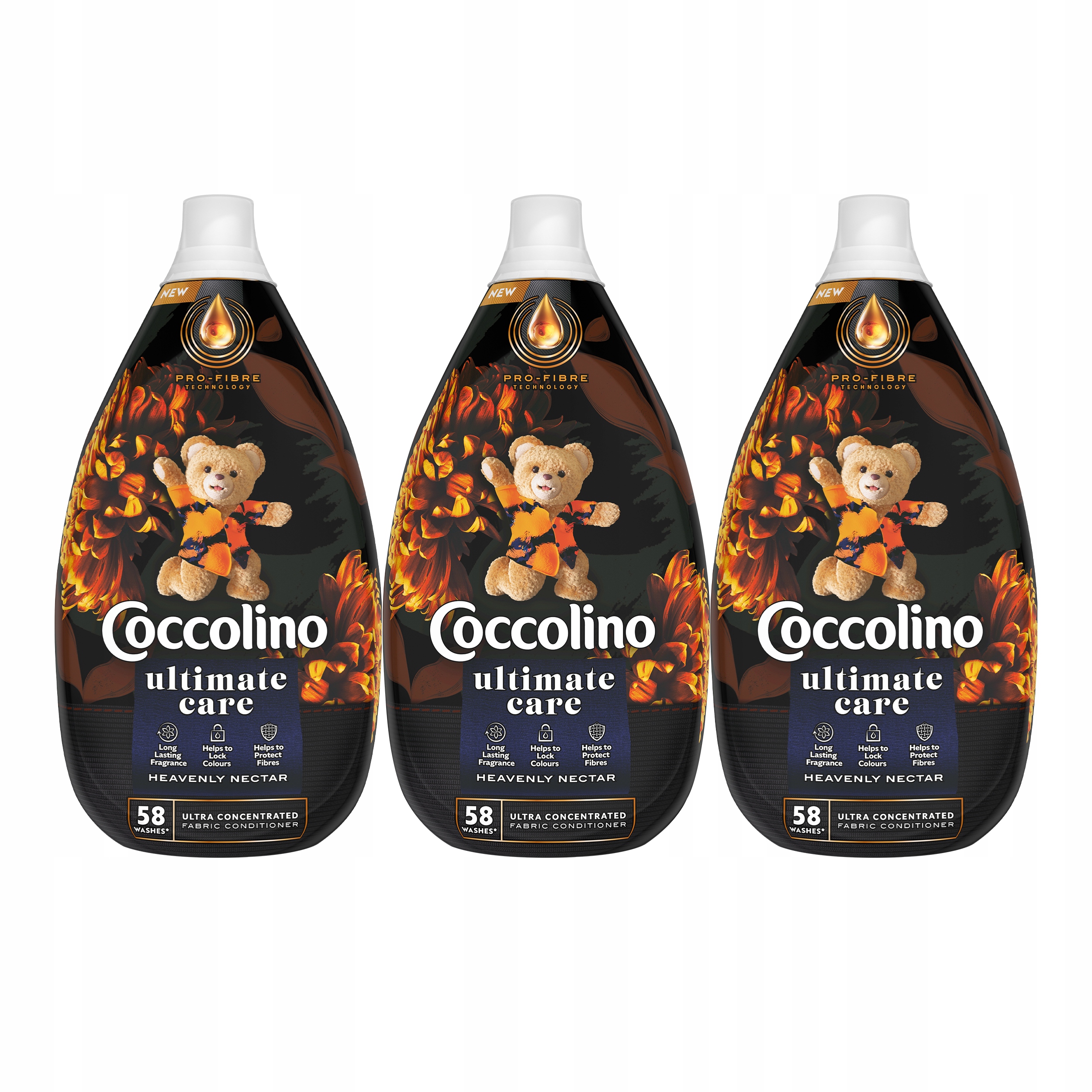 Aviváž - Opláchnutie kvapaliny Coccolino Parfum Nectar 3x870ml