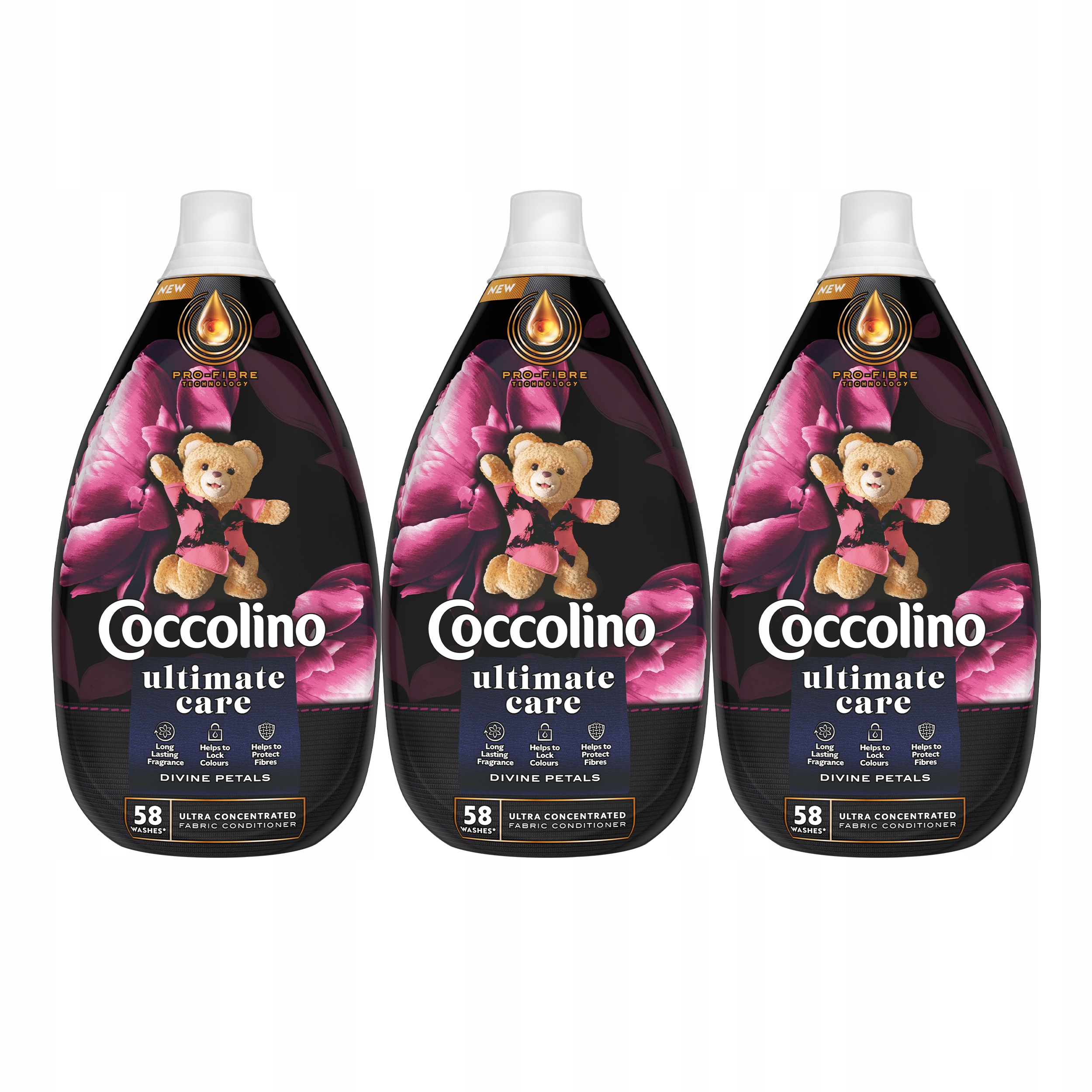 Aviváž - Opláchnutie kvapaliny Coccolino parfumové lístky 3x870ml