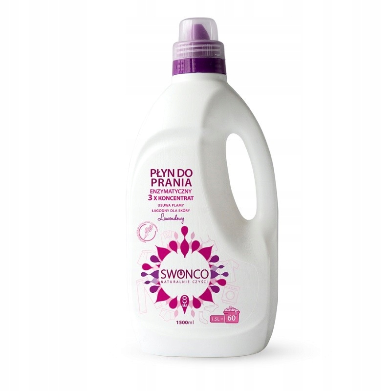 Prací gél - Enzymatické umývanie kvapaliny 1.5L SwONCO levanduľa