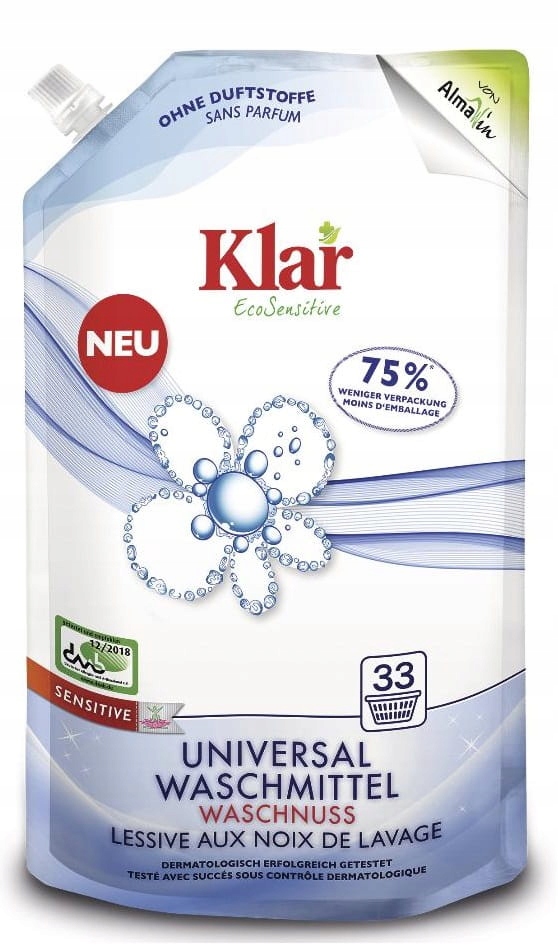 Prací gél - Univerzálna umývacia kvapalina (NUTS) ECO 1,5 L KLA