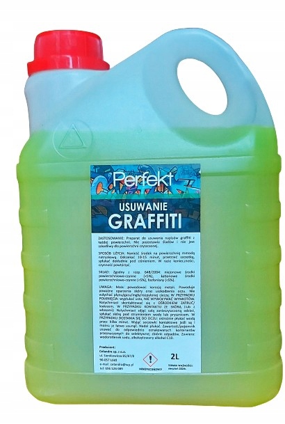 Odstránenie graffiti, stopy 2L markerov