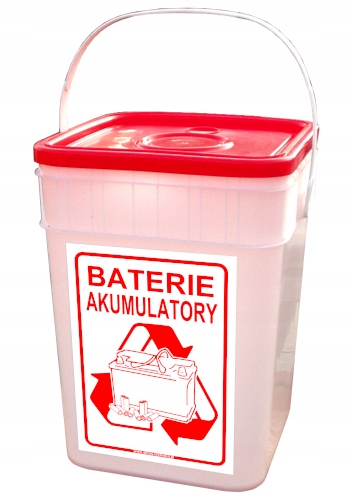 Kôš na kontajner pre použité batérie 15 l odpadu